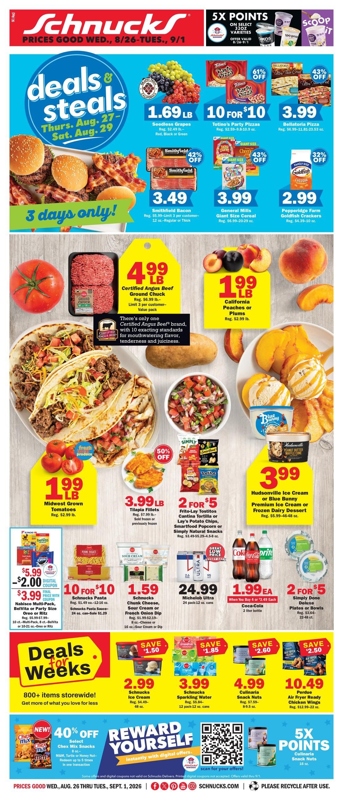 Schnucks (IL, IN, KY) Weekly Print Weekly Ad August 26 - September 1, 2026