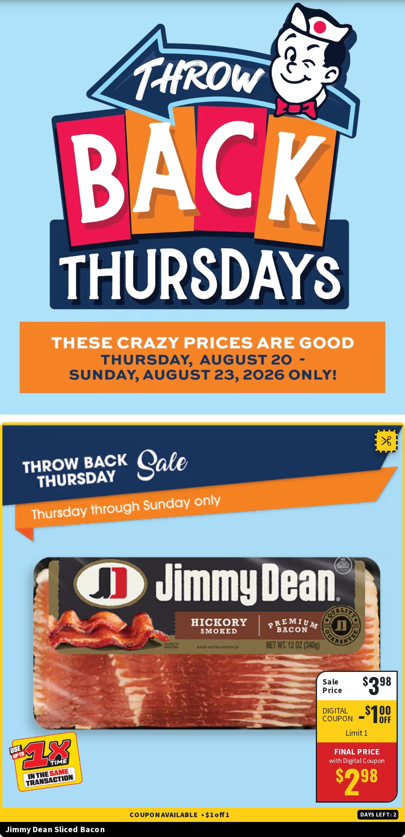Zak's Supercenter Weekly Ad August 20 - 26, 2026