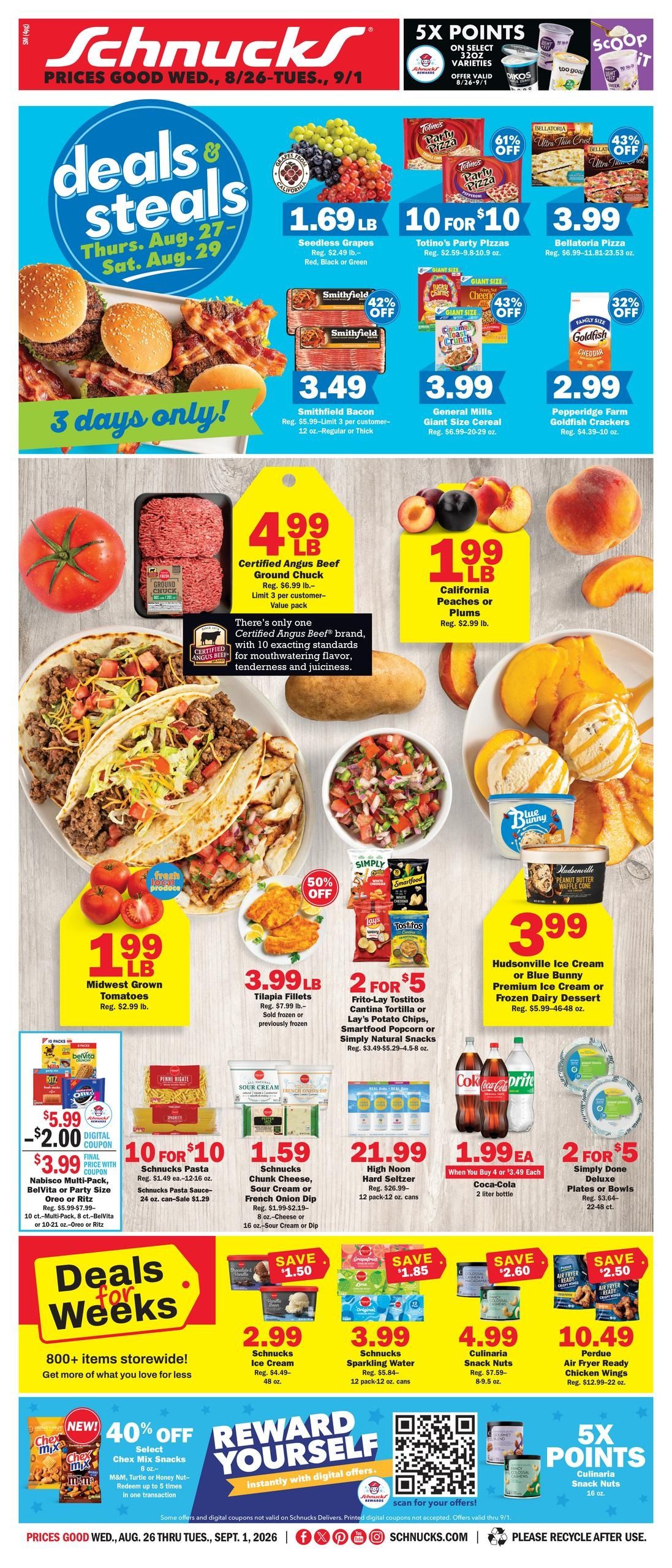Schnucks (Park Hills–Bismarck Area, MO) Weekly Print Weekly Ad August 26 - September 1, 2026