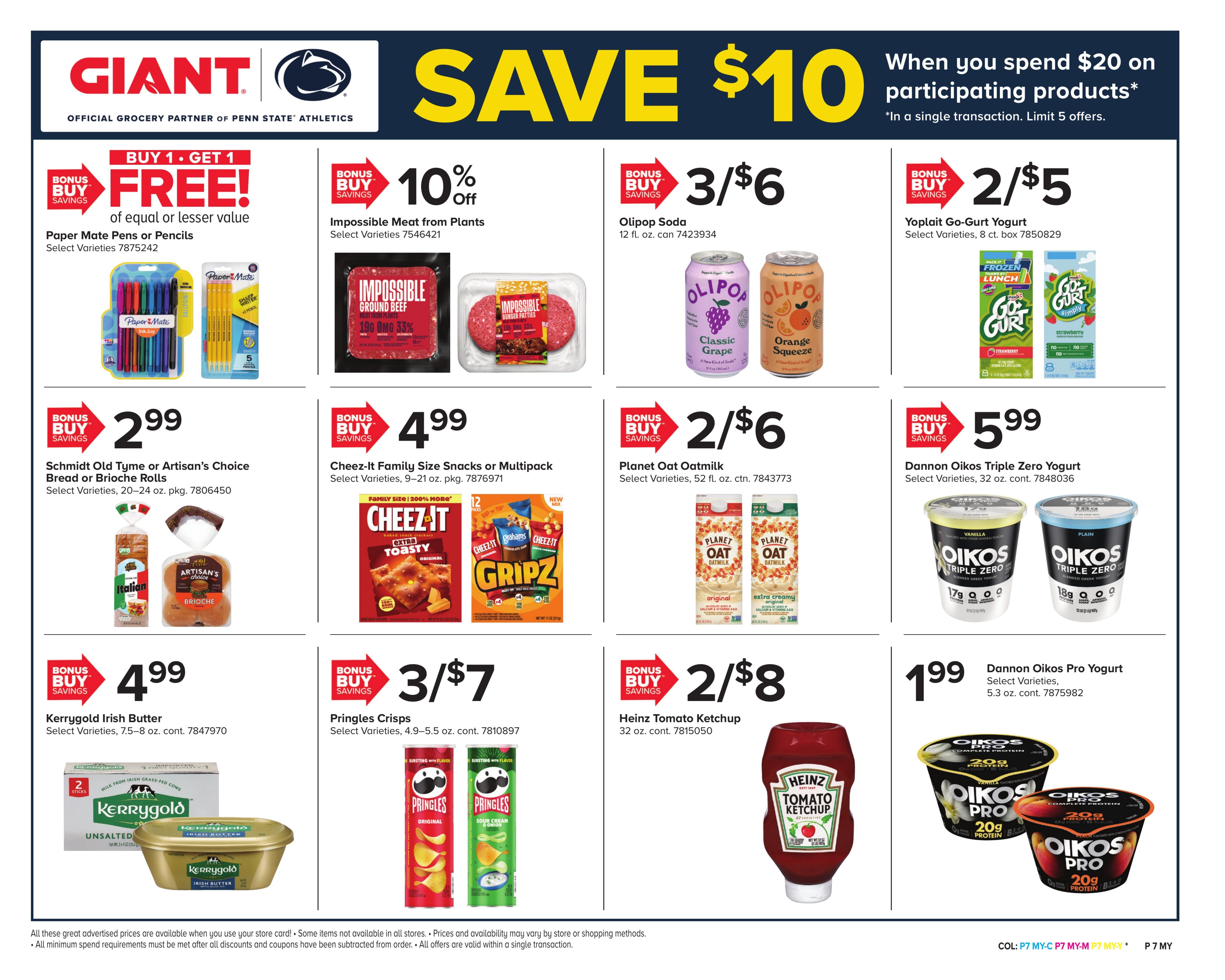 Giant Food Stores (MD, PA, WV) Weekly Ad August 21 - 27, 2026