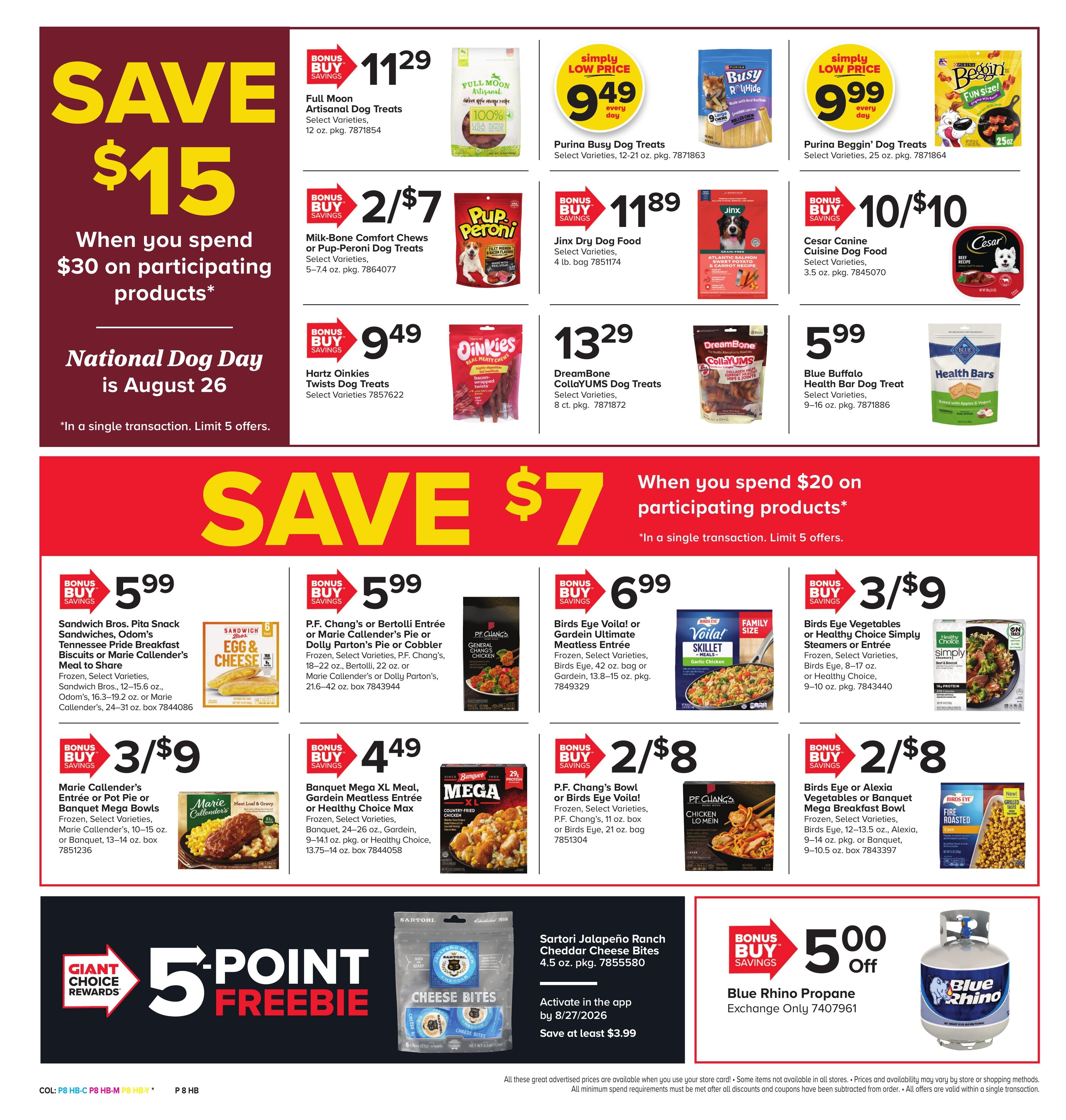 Giant Food Stores (Williamsport Area, PA) Weekly Ad August 21 - 27, 2026