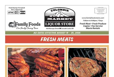 Columbia Market Weekly Ad August 19 - 25, 2026