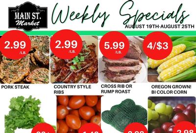 Main St. Market Warrenton Weekly Ad August 19 - 25, 2026