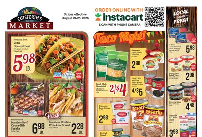 Cutsforth's Market Weekly Ad August 19 - 25, 2026