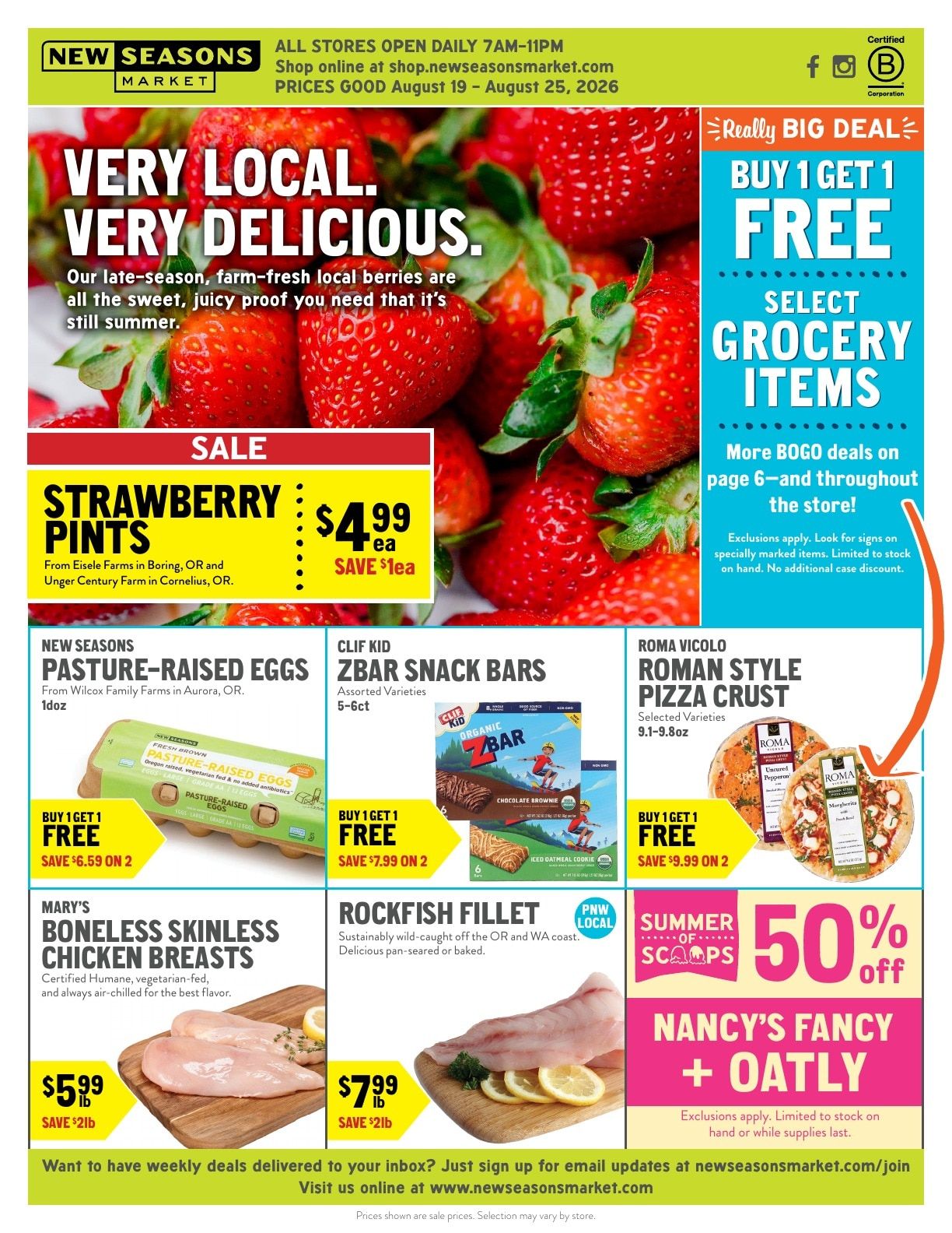 New Seasons Market Weekly Ad August 19 - 25, 2026