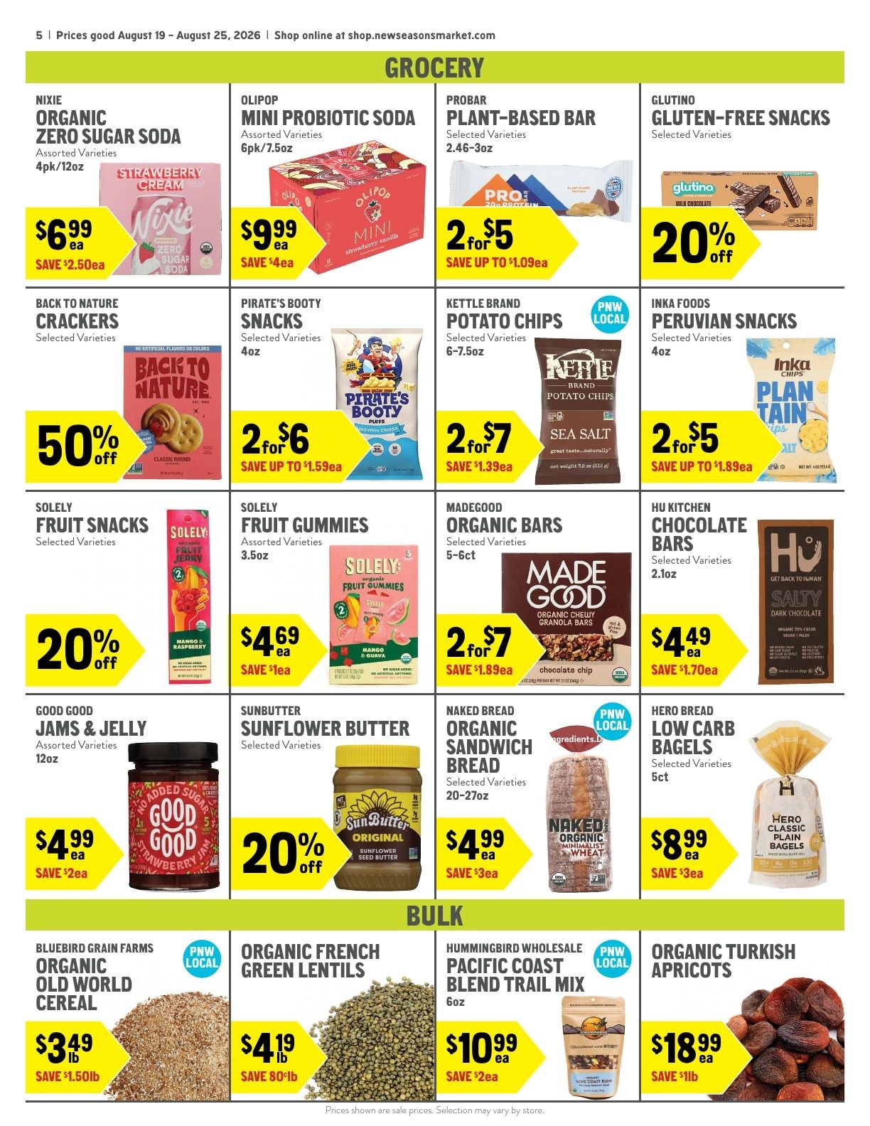 New Seasons Market Weekly Ad August 19 - 25, 2026