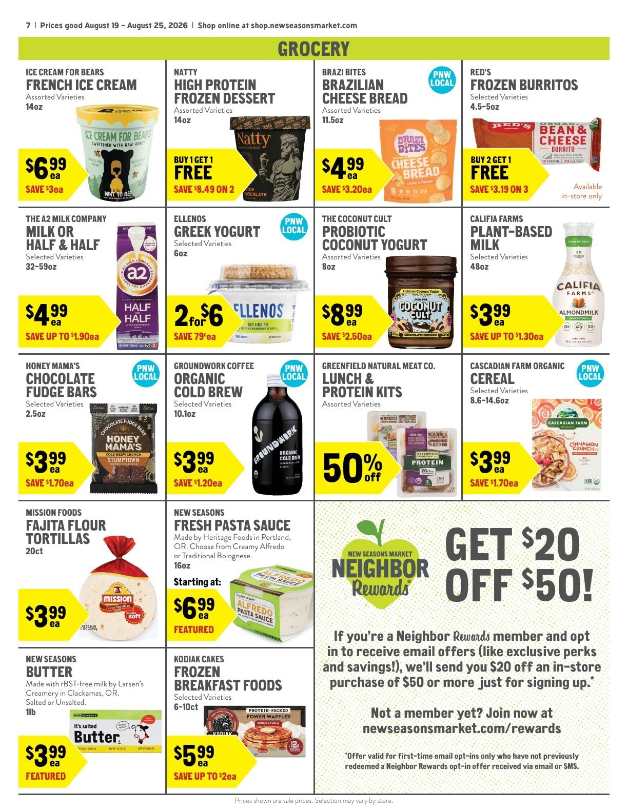 New Seasons Market Weekly Ad August 19 - 25, 2026