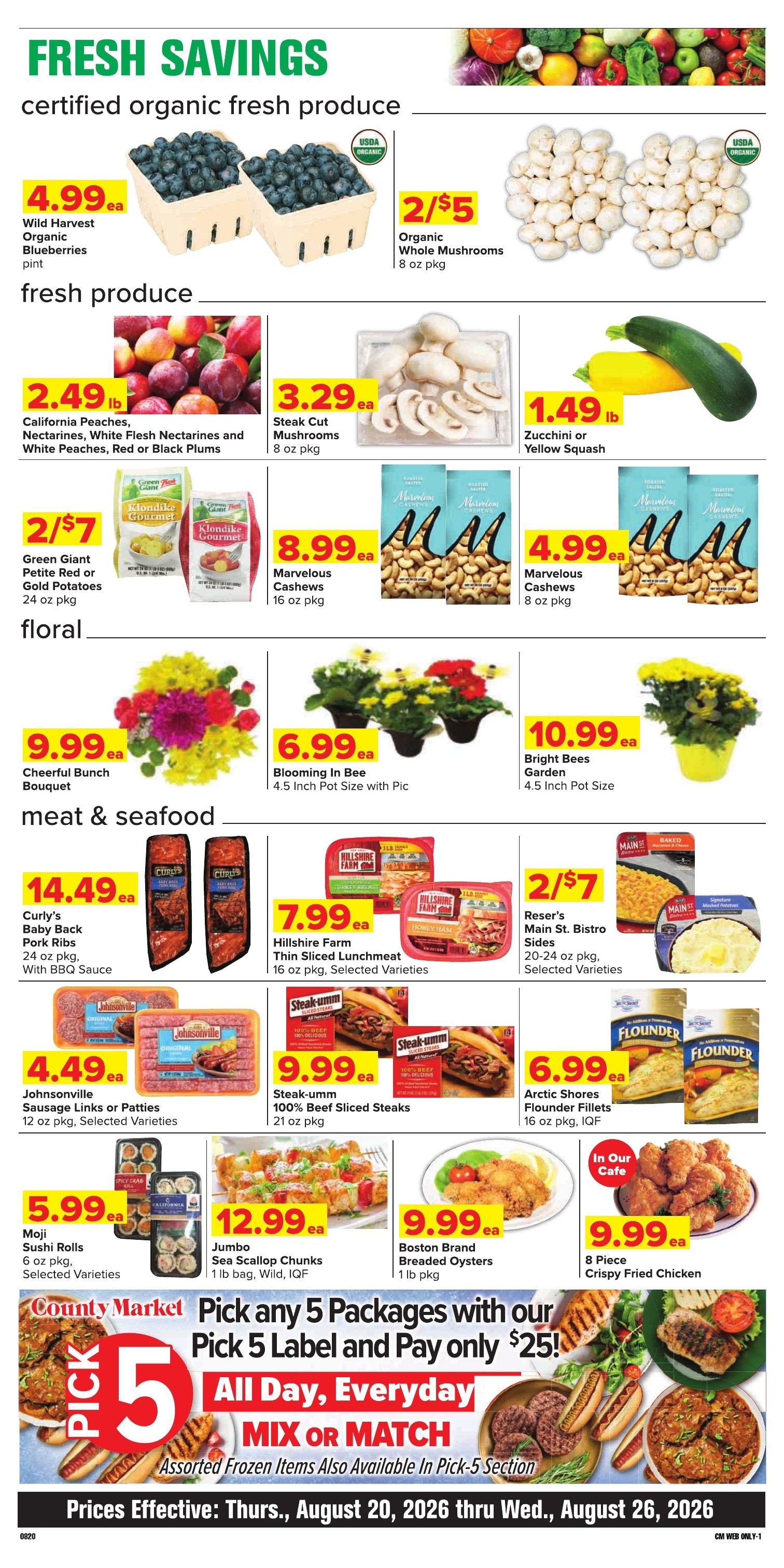 Grove City County Market Weekly Ad August 20 - 26, 2026