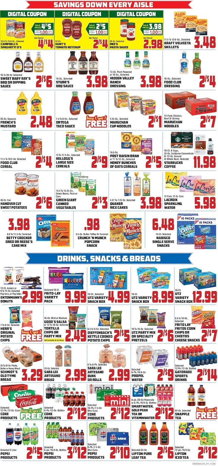 Saubel's Markets Weekly Ad August 20 - 26, 2026