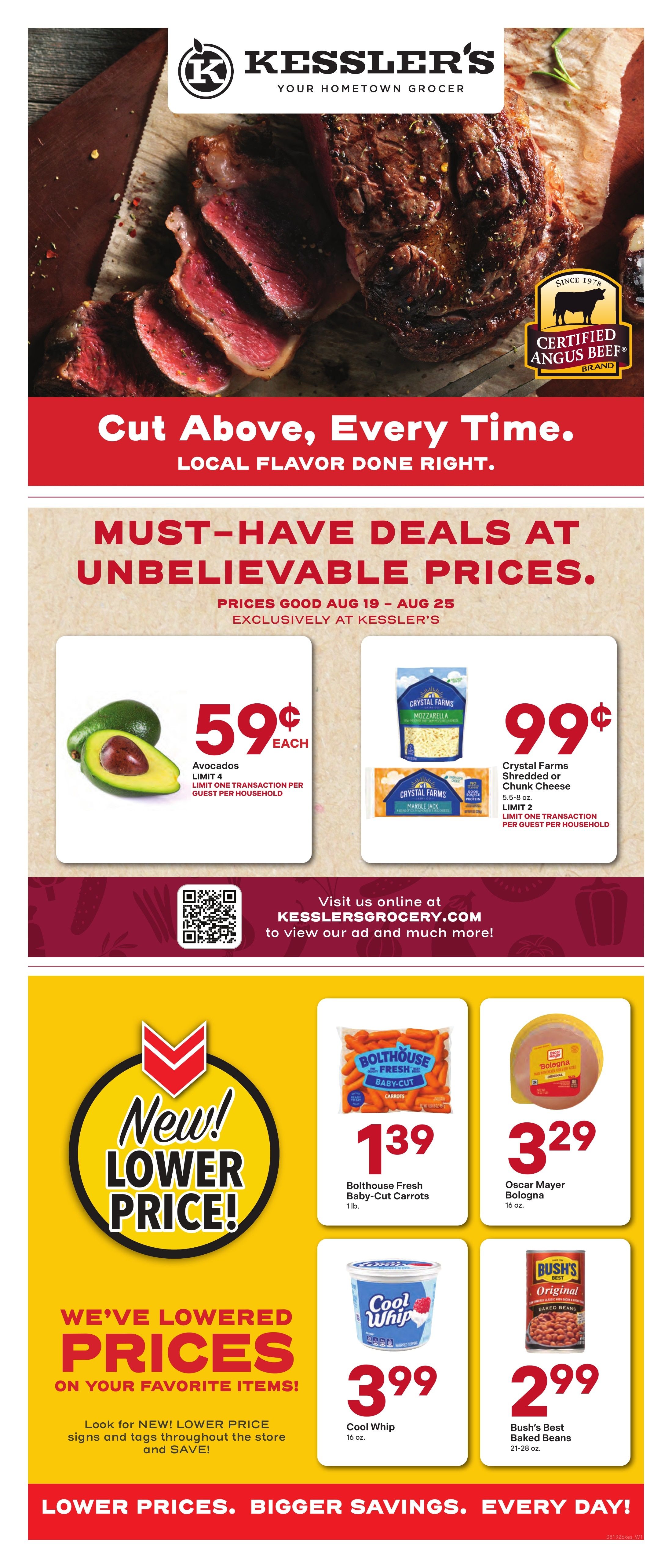Kessler's Grocery Weekly Ad August 19 - 25, 2026
