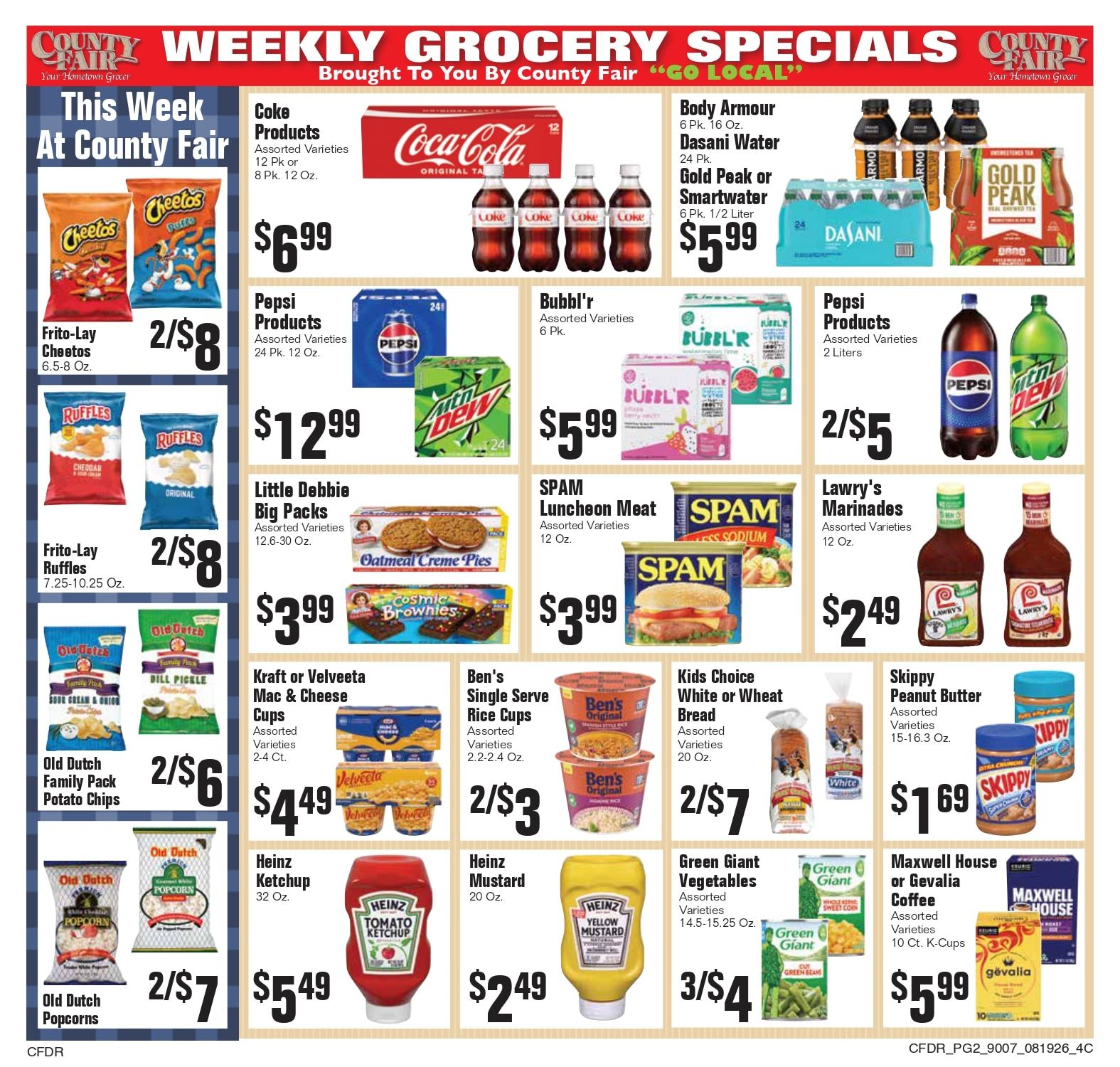 County Fair Food Stores (Dell Rapids, SD) Weekly Ad August 19 - 25, 2026