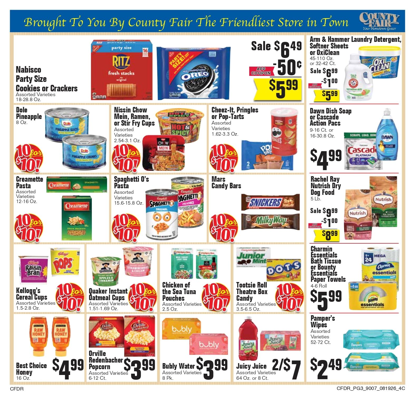 County Fair Food Stores (Dell Rapids, SD) Weekly Ad August 19 - 25, 2026