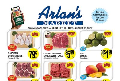 Arlan's Market (Cameron and other locations, TX) Weekly Ad August 19 - 25, 2026