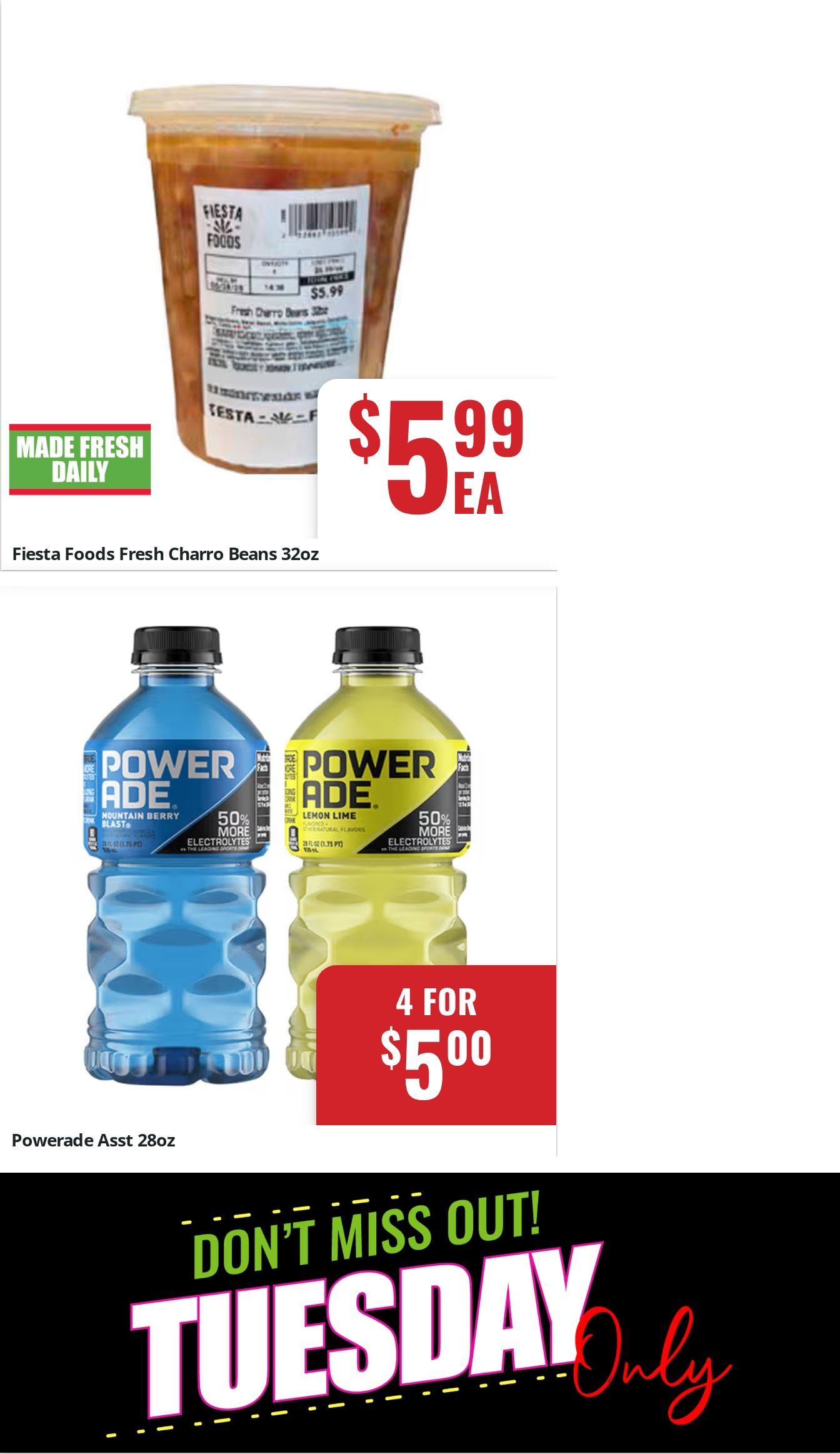 Fiesta Foods Weekly Ad August 19 - 25, 2026
