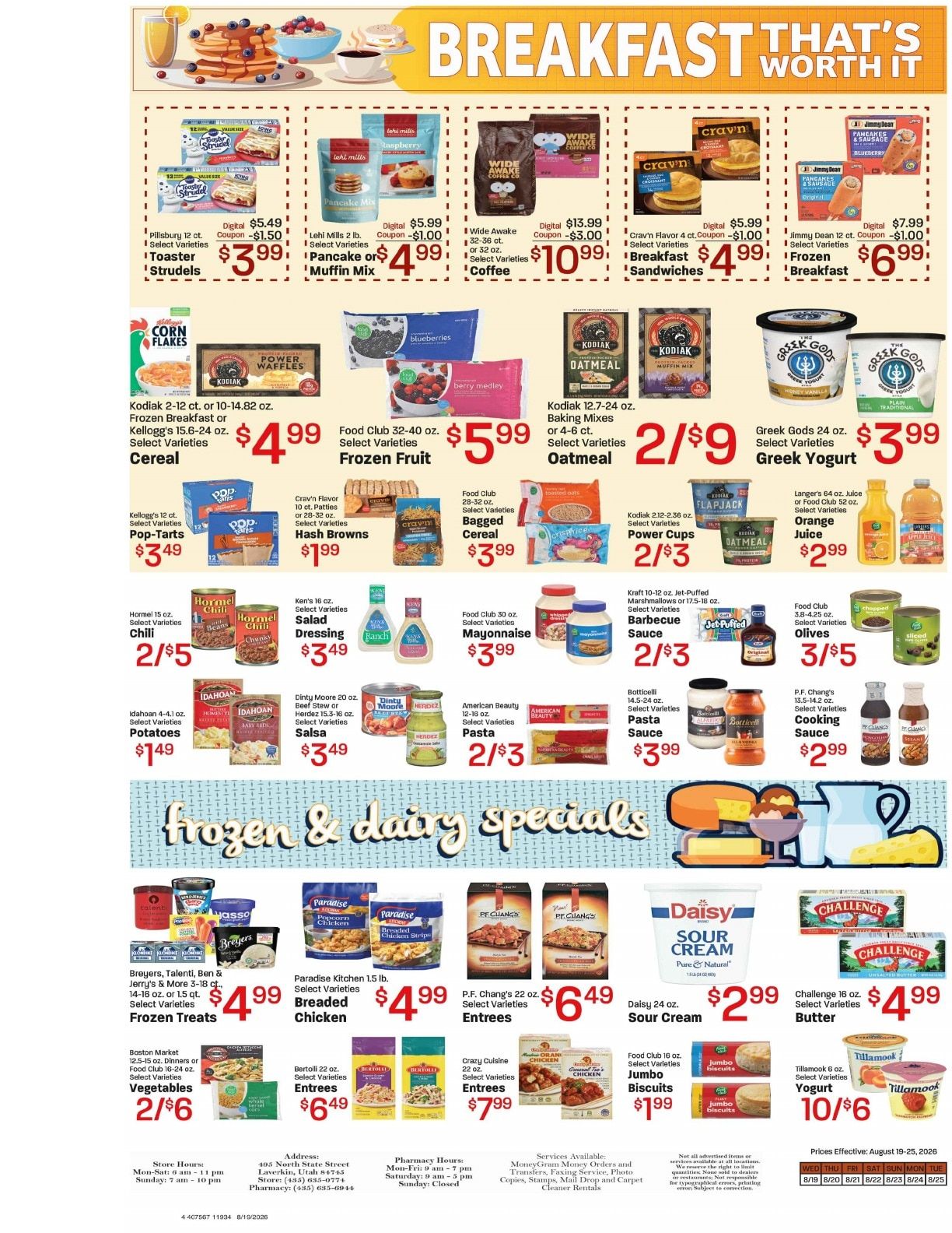 Davis Food & Drug (La Verkin, UT) Weekly Ad August 19 - 25, 2026