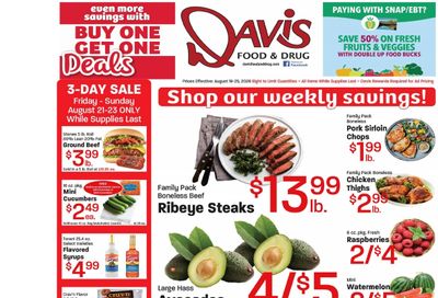 Davis Food & Drug (Roosevelt, UT) Weekly Ad August 19 - 25, 2026