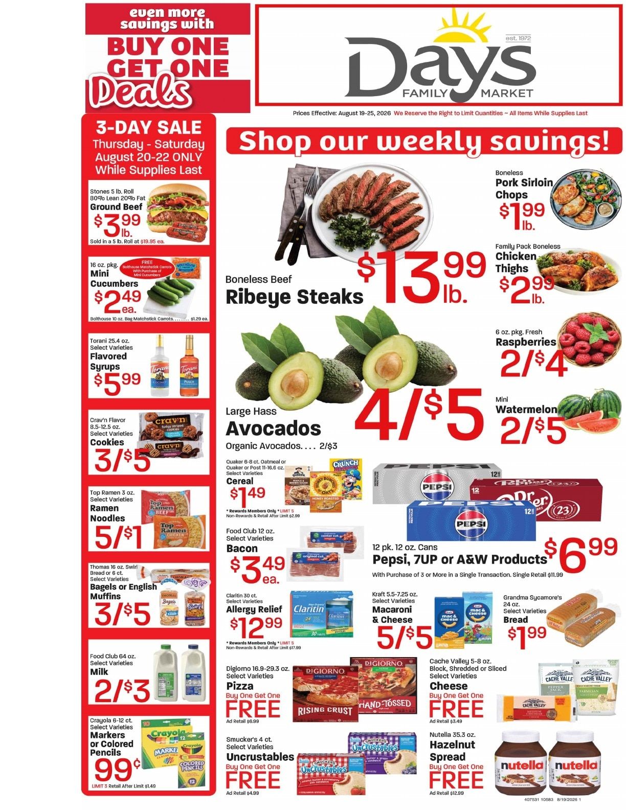 Day's Market Weekly Ad August 19 - 25, 2026