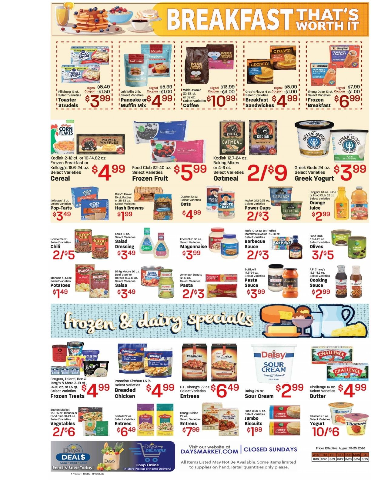 Day's Market Weekly Ad August 19 - 25, 2026
