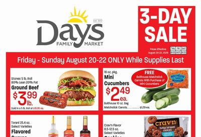 Day's Market Weekly Ad August 20 - 22, 2026