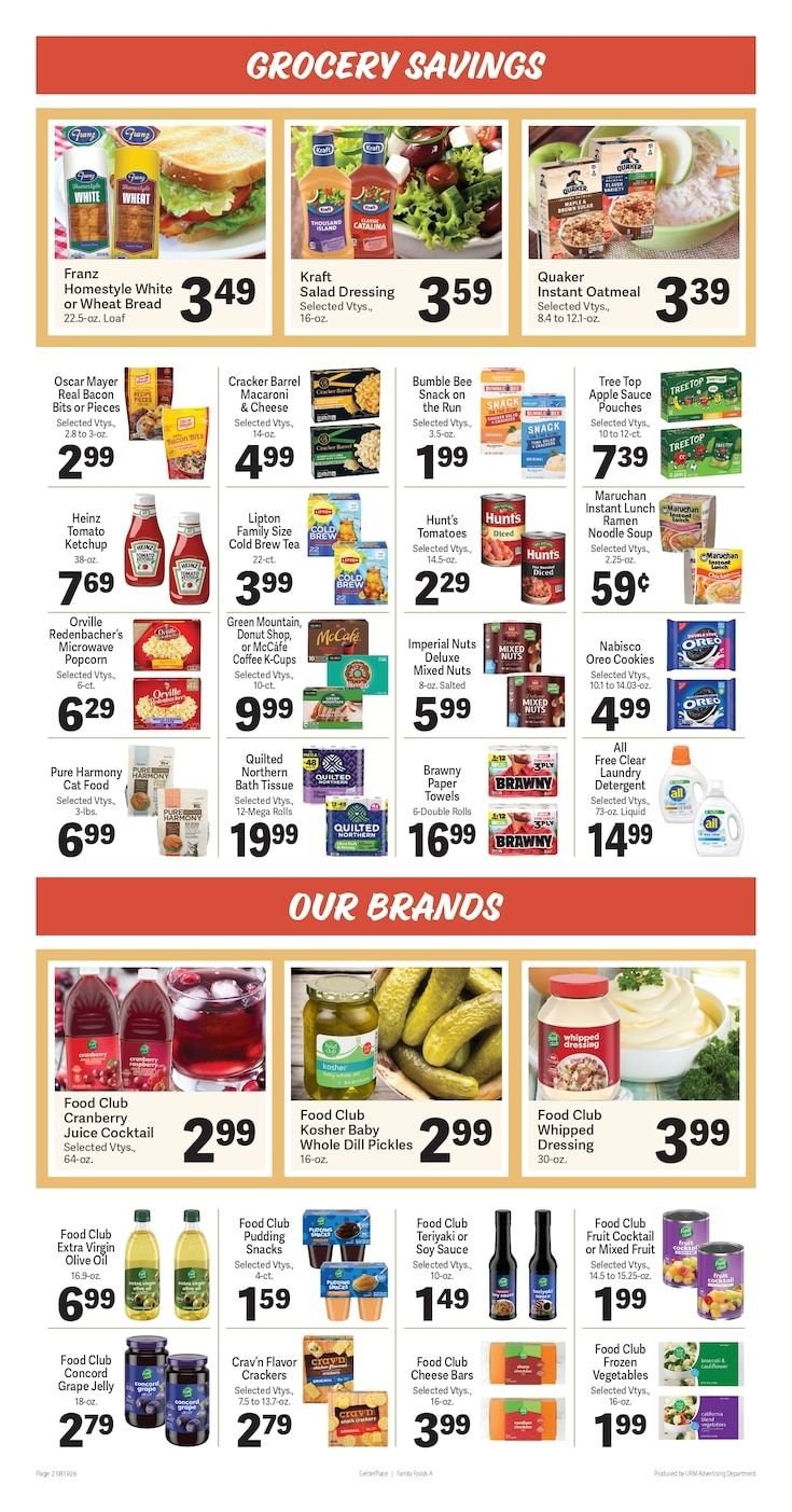 Sandy's Family Foods Weekly Ad August 19 - 25, 2026