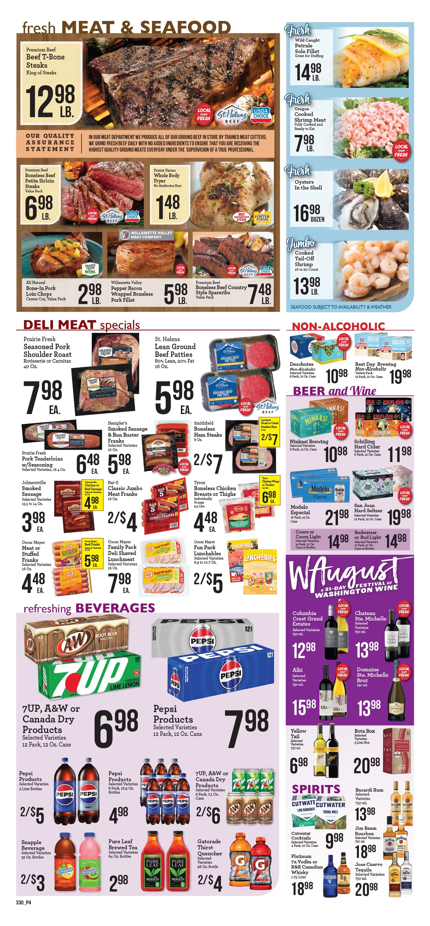 A & J Select Market Weekly Ad August 19 - 25, 2026