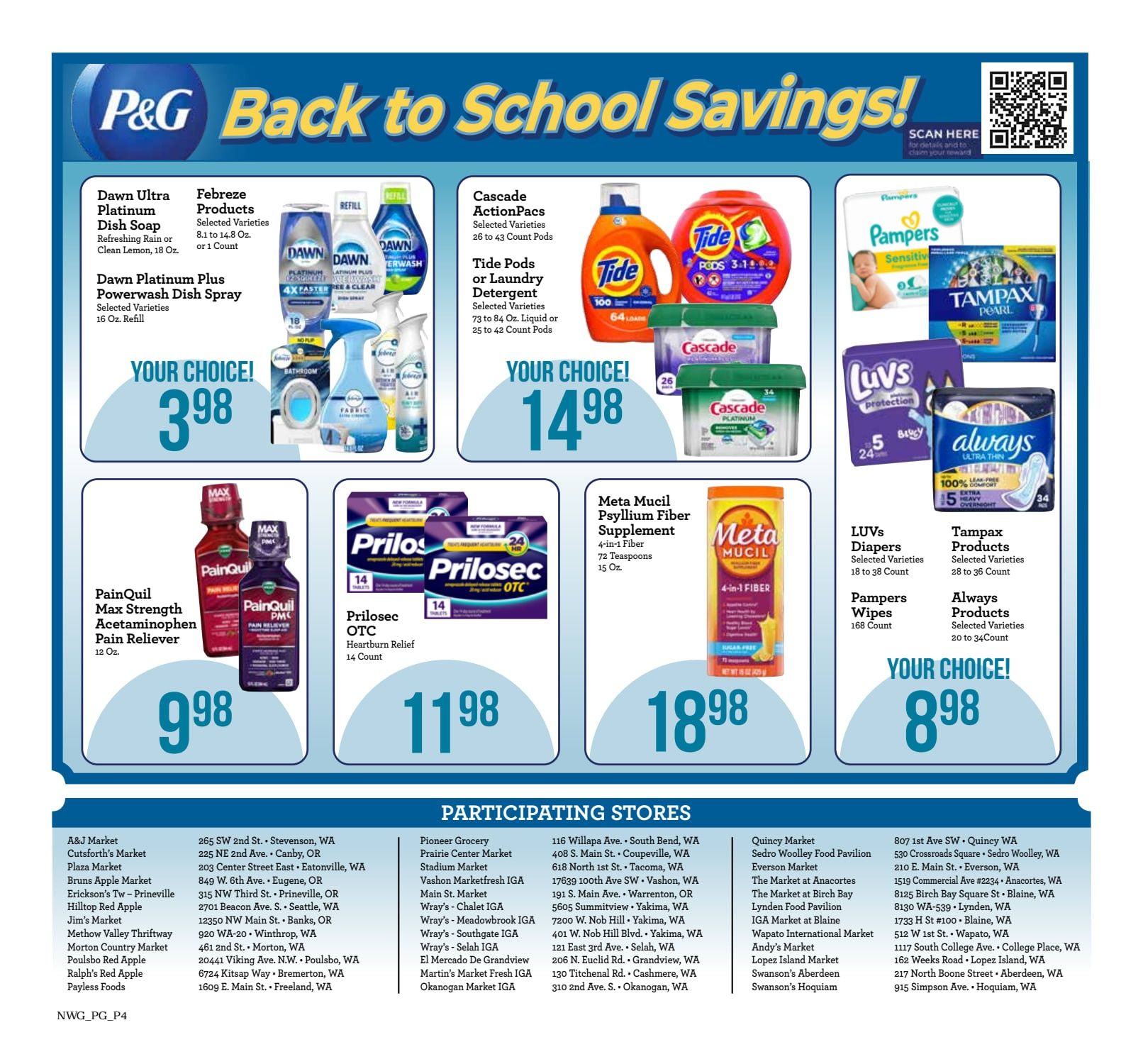 A & J Select Market Weekly Ad August 19 - September 15, 2026