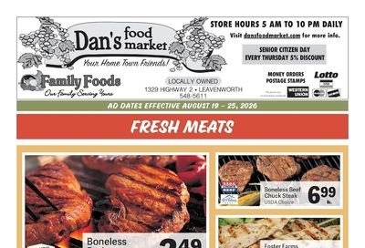 Dan's Food Market Weekly Ad August 19 - 25, 2026