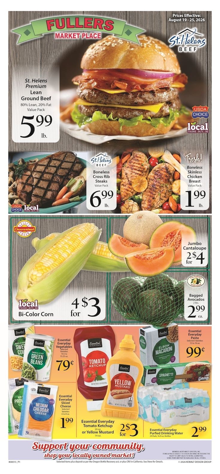 Fuller's Market Weekly Ad August 19 - 25, 2026