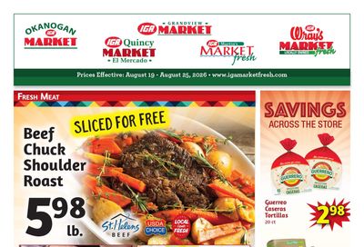 Quincy Market IGA Weekly Ad August 19 - 25, 2026