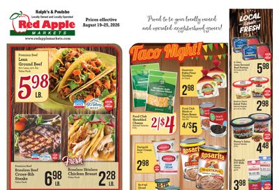 Ralph's and Poulsbo Red Apple Markets Weekly Ad August 19 - 25, 2026