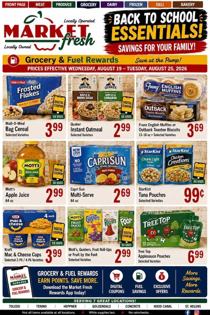 Concrete Market Fresh Weekly Ad August 19 - 25, 2026