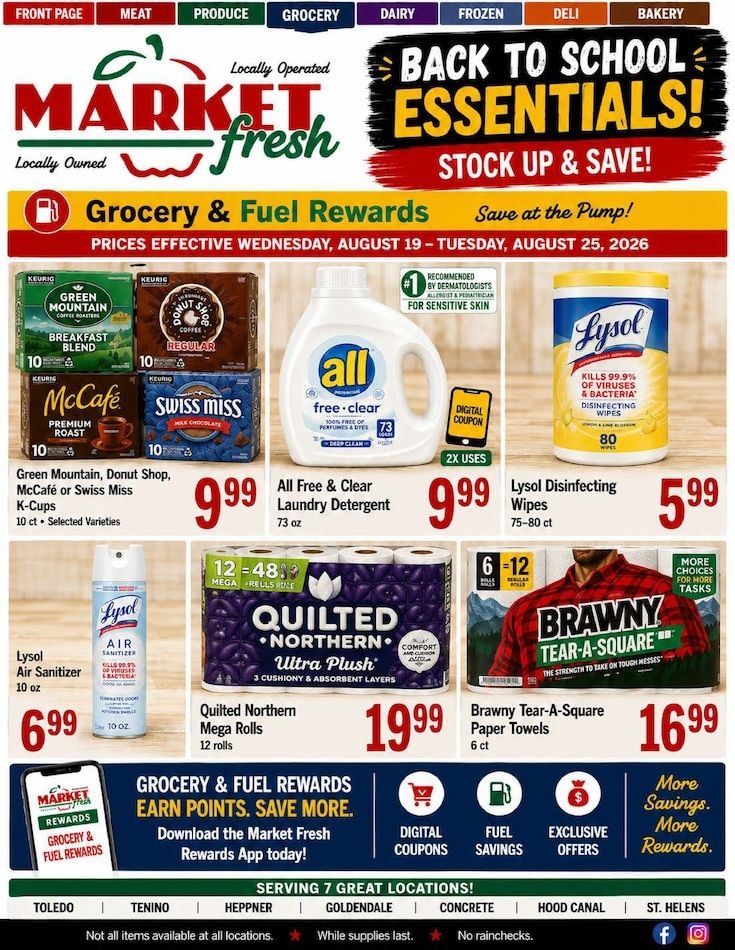 Goldendale Market Fresh Weekly Ad August 19 - 25, 2026