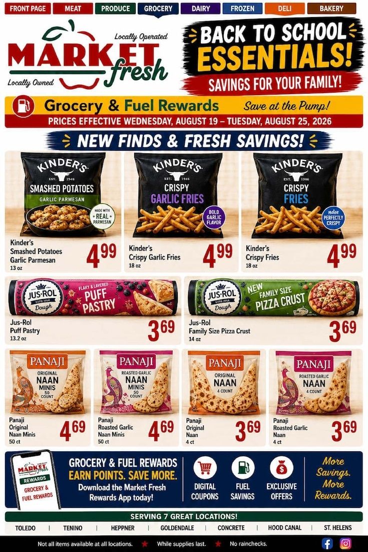 Goldendale Market Fresh Weekly Ad August 19 - 25, 2026