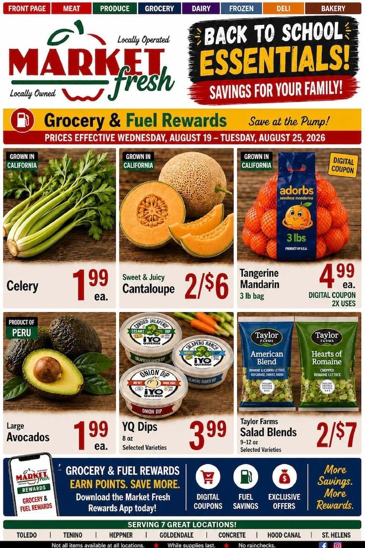 Goldendale Market Fresh Weekly Ad August 19 - 25, 2026