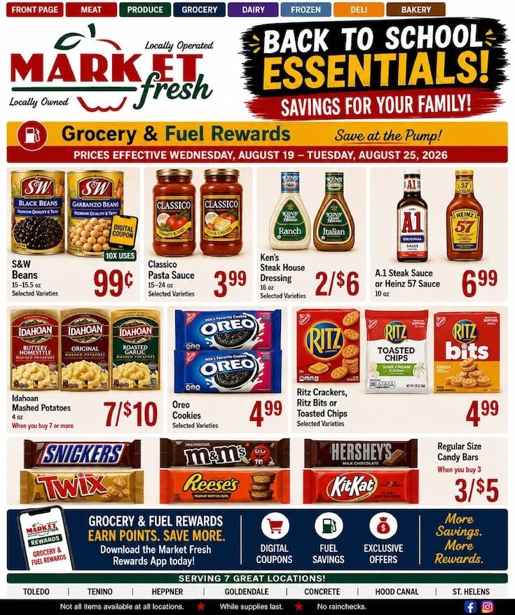 Goldendale Market Fresh Weekly Ad August 19 - 25, 2026
