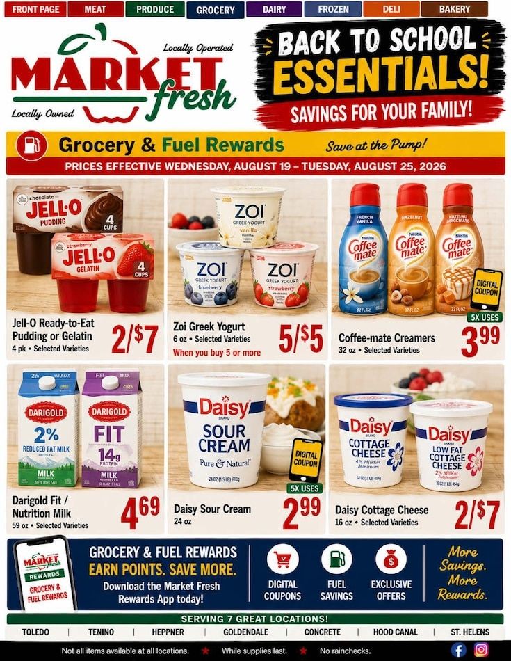 Goldendale Market Fresh Weekly Ad August 19 - 25, 2026