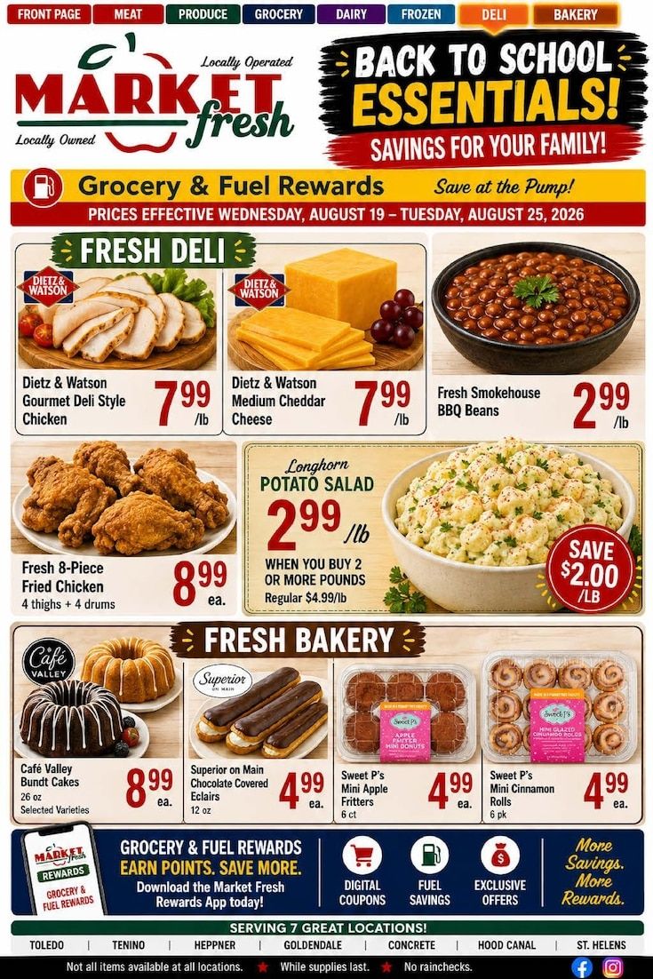 Goldendale Market Fresh Weekly Ad August 19 - 25, 2026