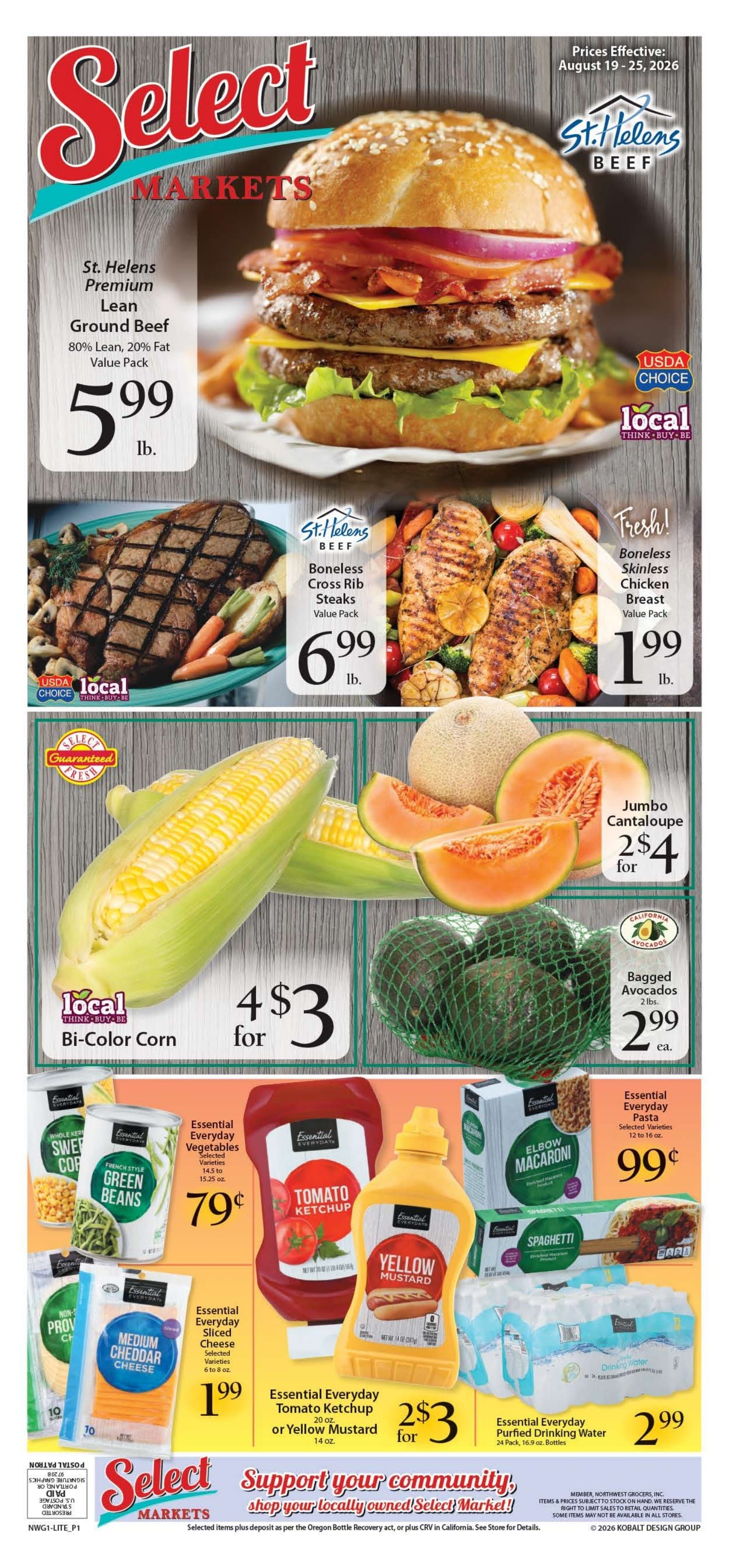 Okie's Select Market Weekly Ad August 19 - 25, 2026