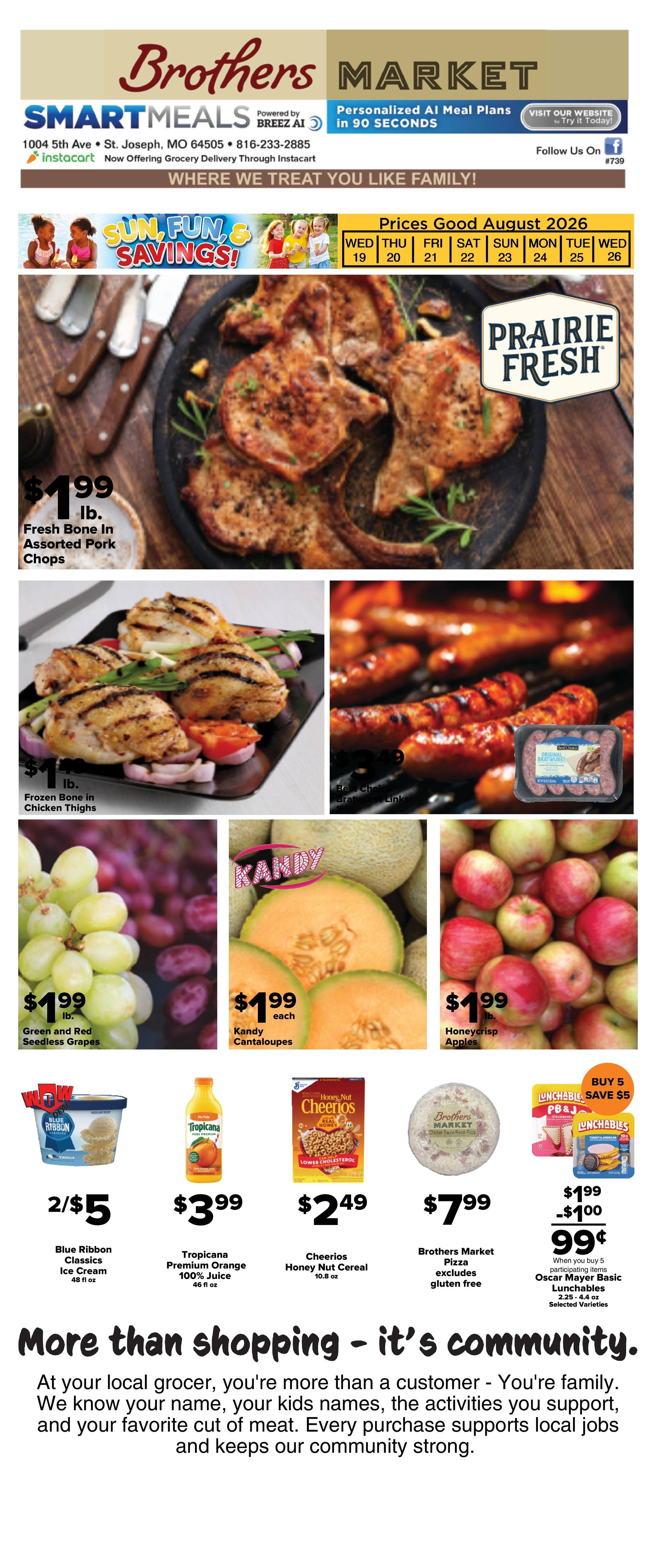 Brothers Market (St. Joseph, MO) Weekly Ad August 19 - 26, 2026