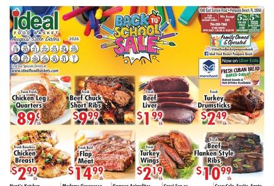 Ideal Food Basket (Pompano Beach, FL) Weekly Ad August 26 - September 1, 2026