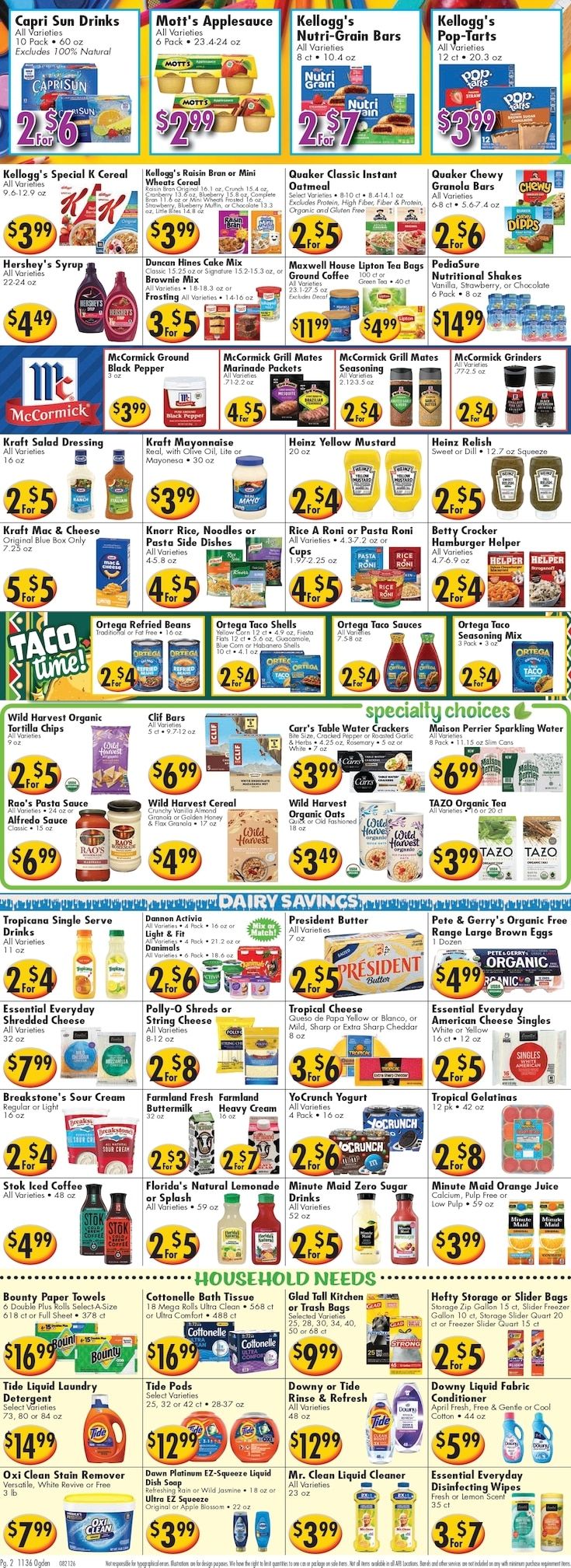 Ideal Food Basket (Bronx, NY) Weekly Ad August 21 - 27, 2026