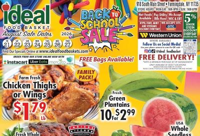 Ideal Food Basket (Farmingdale, NY) Weekly Ad August 21 - 27, 2026