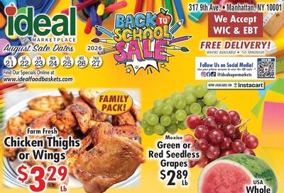 Ideal Food Basket (New York, NY) Weekly Ad August 21 - 27, 2026