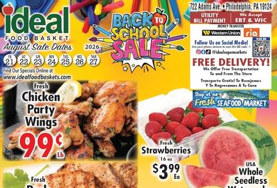 Ideal Food Basket (Philadelphia, PA) Weekly Ad August 21 - 27, 2026
