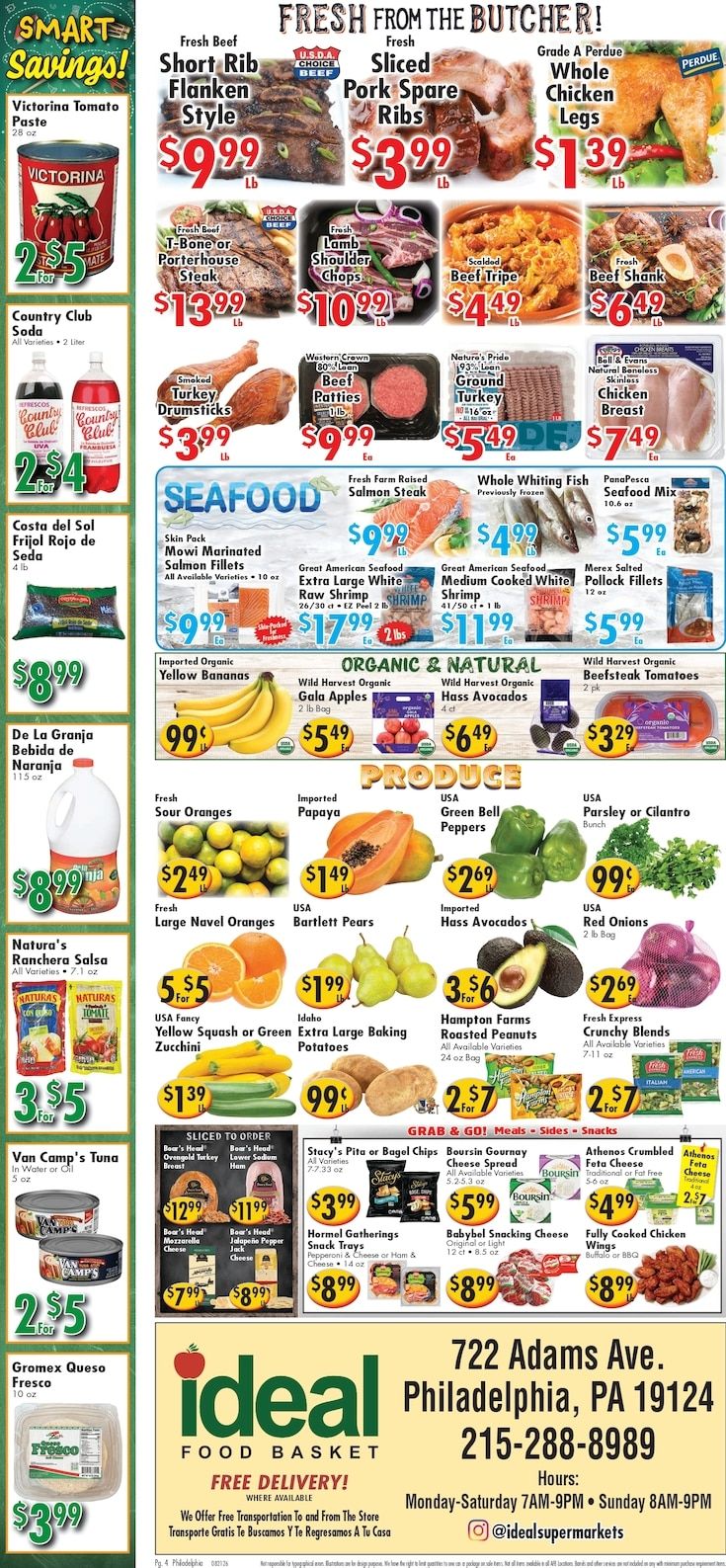 Ideal Food Basket (Philadelphia, PA) Weekly Ad August 21 - 27, 2026