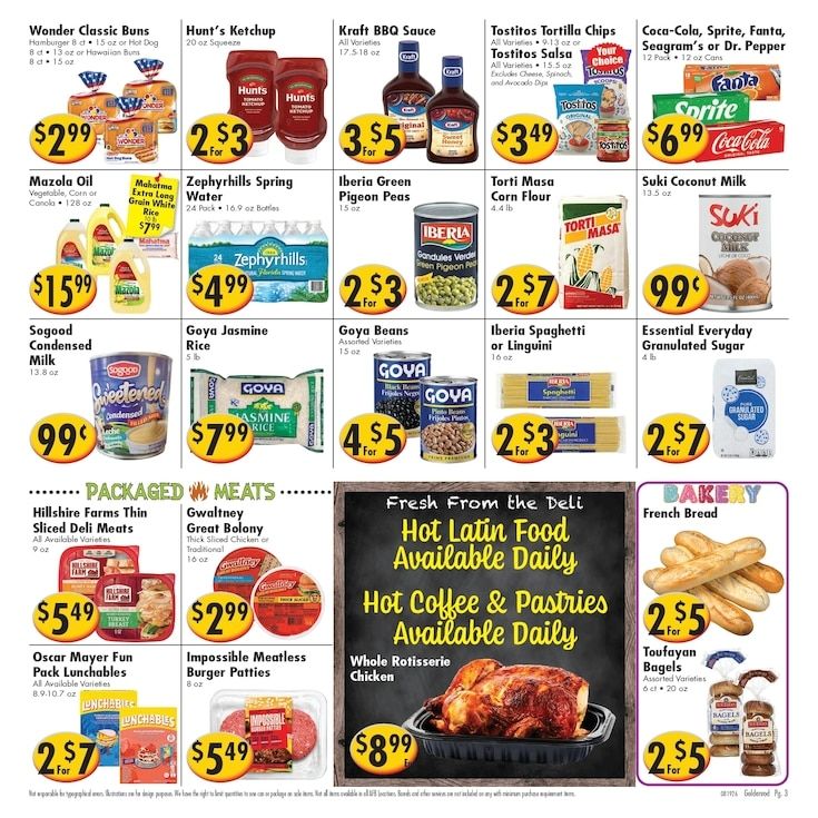 Ideal Food Basket (4075 South Goldenrod Road, Orlando, FL) Weekly Ad August 19 - 25, 2026