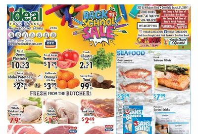 Ideal Food Basket (Deerfield Beach, FL) Weekly Ad August 19 - 25, 2026