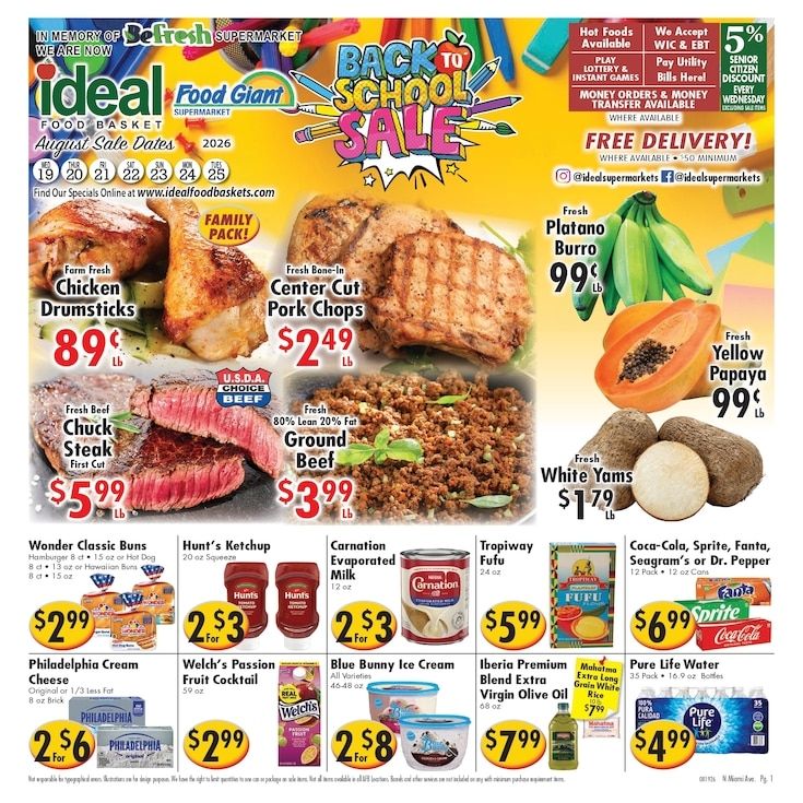 Ideal Food Basket (Miami, FL) Weekly Ad August 19 - 25, 2026