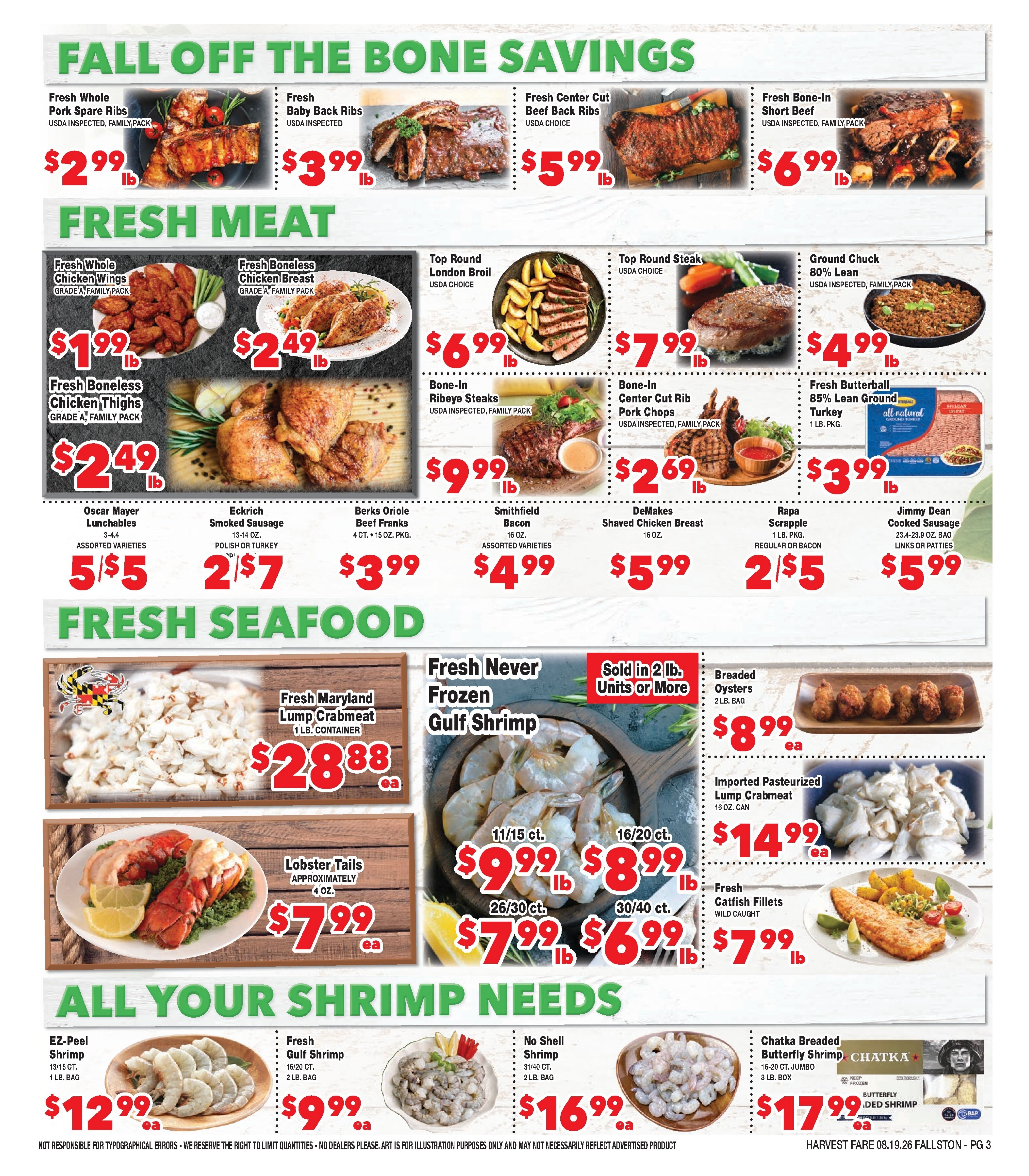 Harvest Fare (Fallston, MD) Weekly Ad August 19 - September 1, 2026