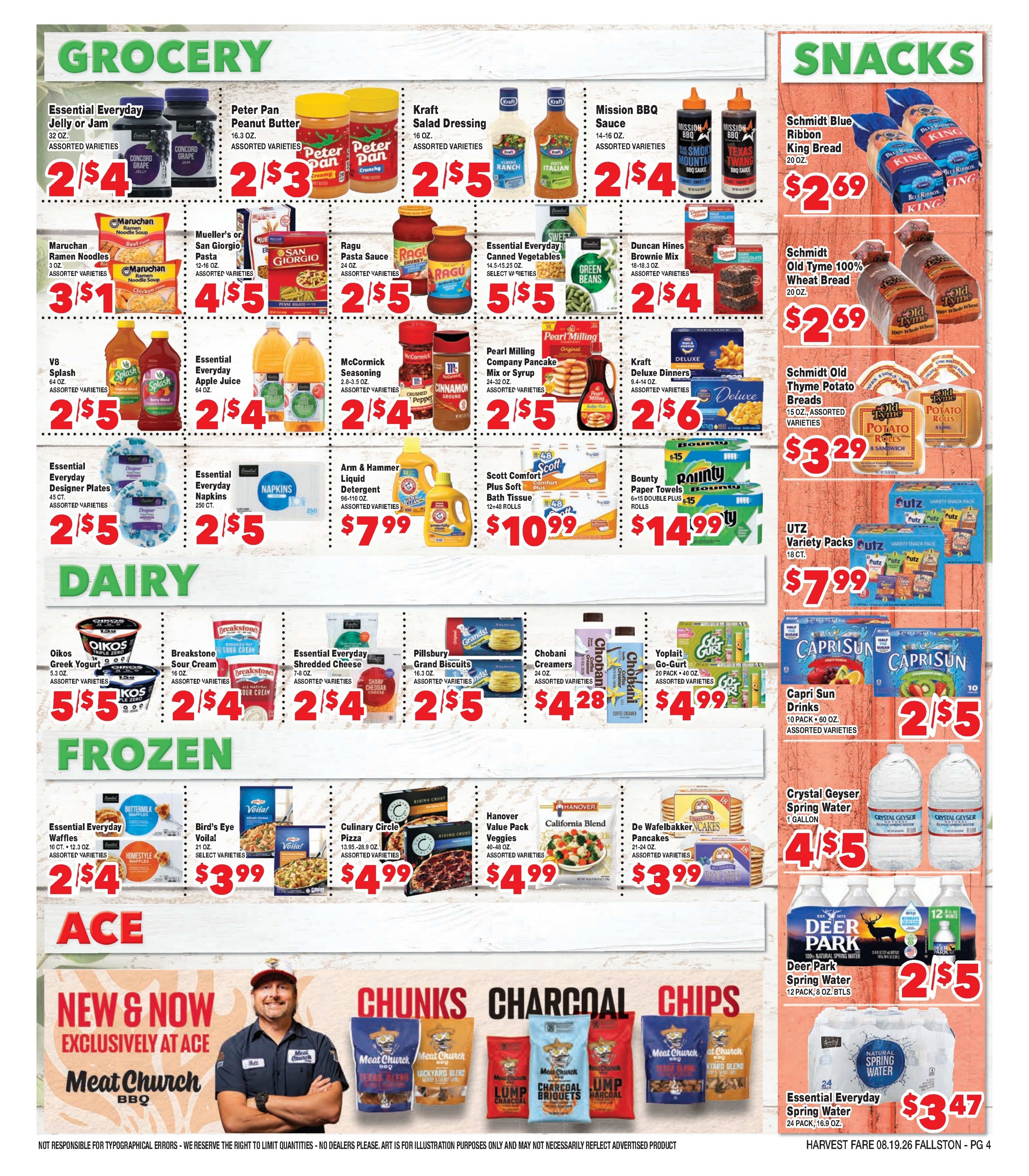 Harvest Fare (Fallston, MD) Weekly Ad August 19 - September 1, 2026